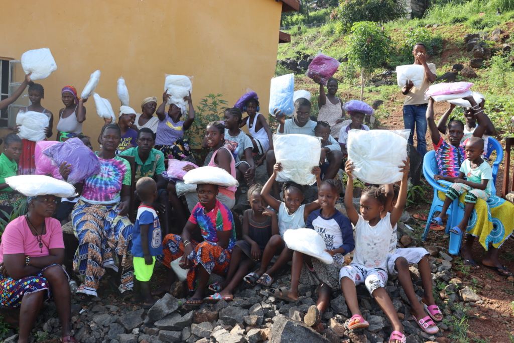 190 Mosquito Nets Distributed in 2021 Develop Africa